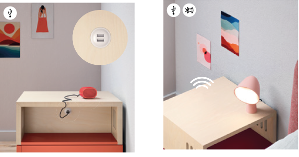 Accessoires USB Nidi BedHabits 3